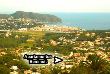 Apartamentos Moraira. Moraira paisaje